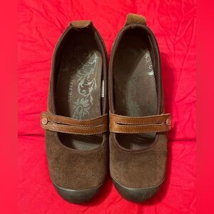 Merrell Women's Dark Brown Mary Jane‎ Flats
